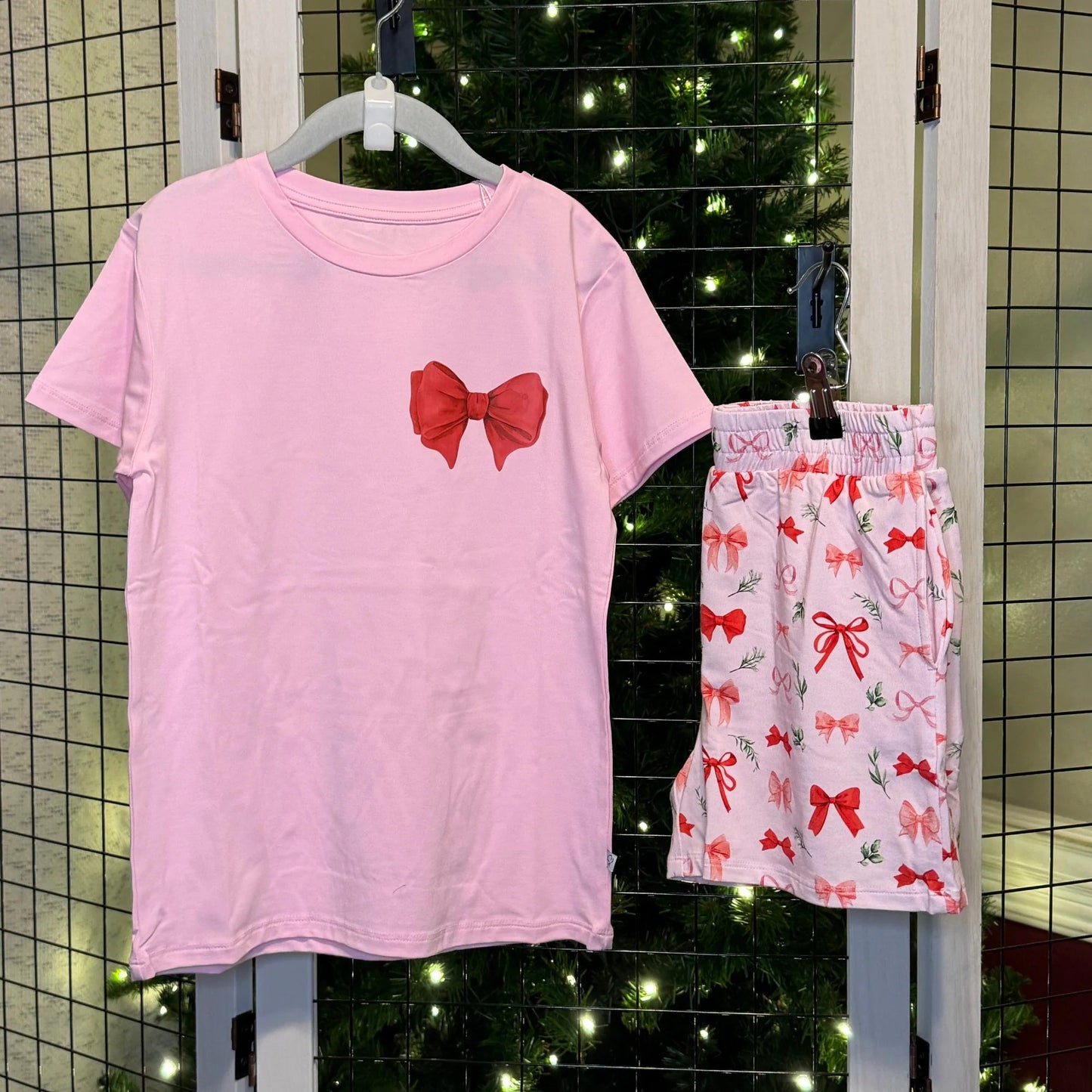 FIRE SALE - Perfectly Wrapped Pajama Short Set