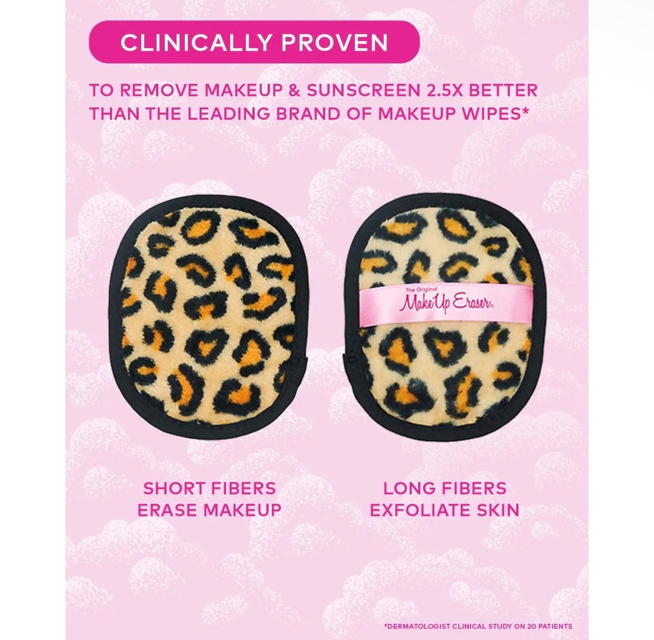 Leopard 7 Day Makeup Eraser Set