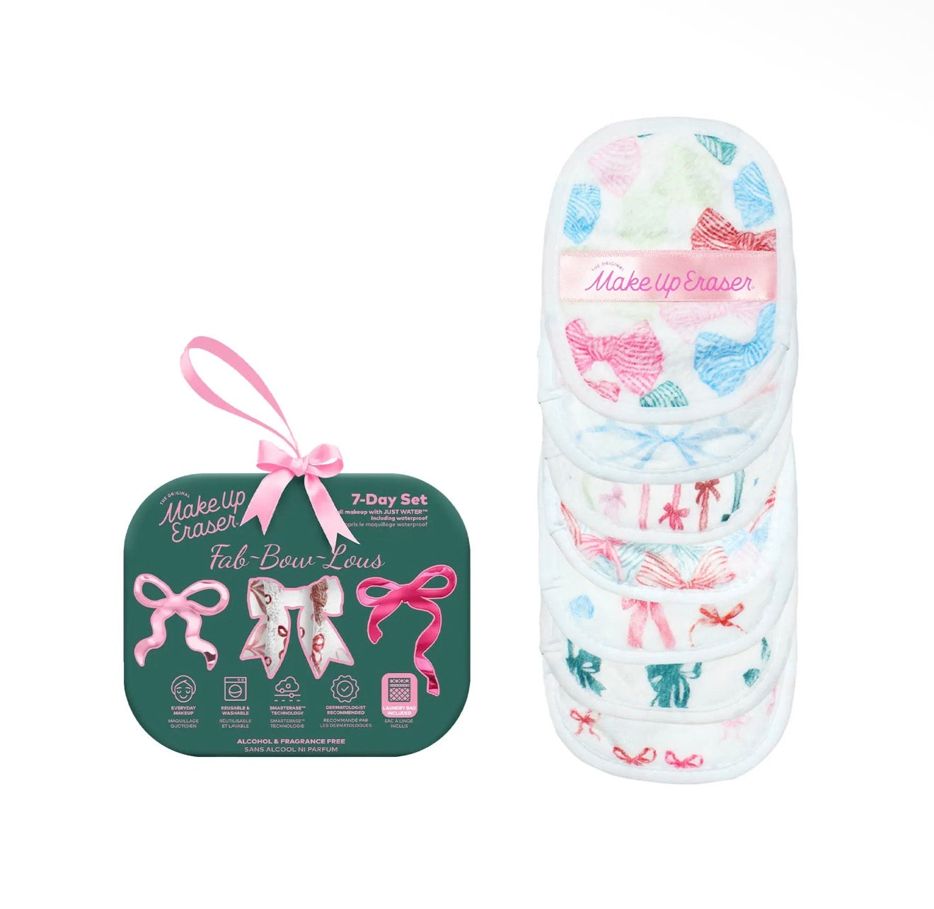 Fab-Bow-Lous 7 Day Makeup Eraser Set