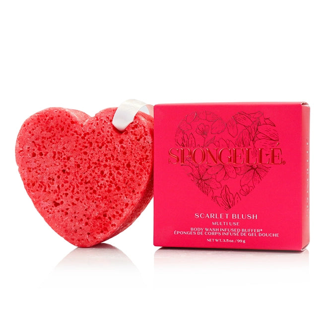 Soap Infused Sponge - Scarlet Blush