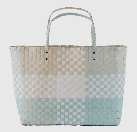 FIRE SALE - Heather Woven Beach Tote