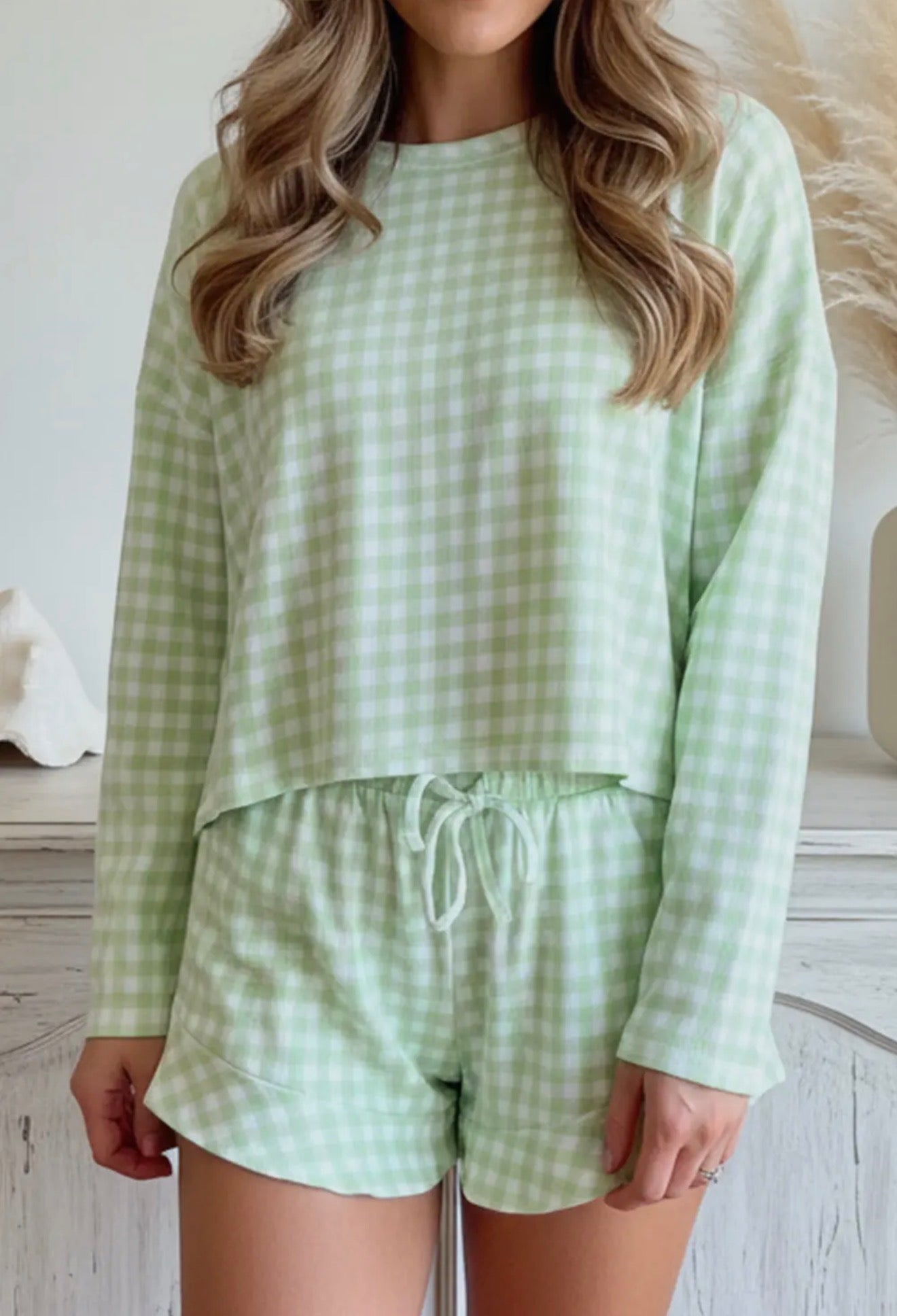 FIRE SALE - Sweet Pea Gingham Set