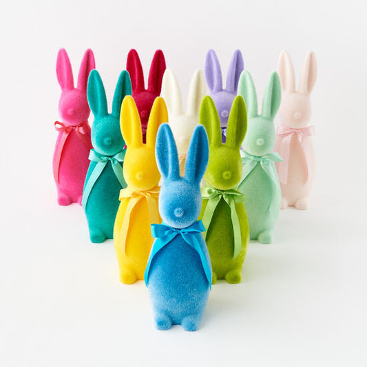 FIRE SALE - 16” Flocked Bunny