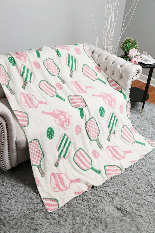 Pickleball Throw Blanket