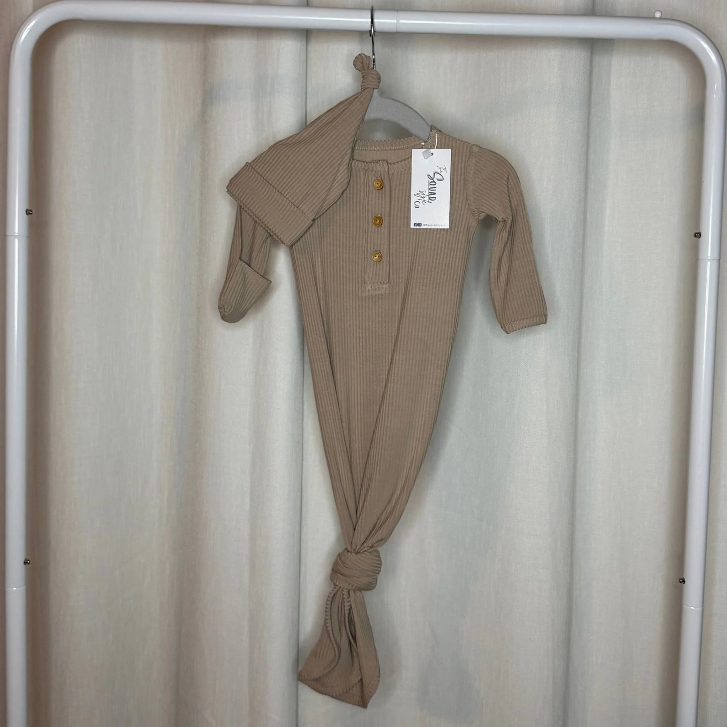 FIRE SALE - Oat Ribbed Kids Pajamas