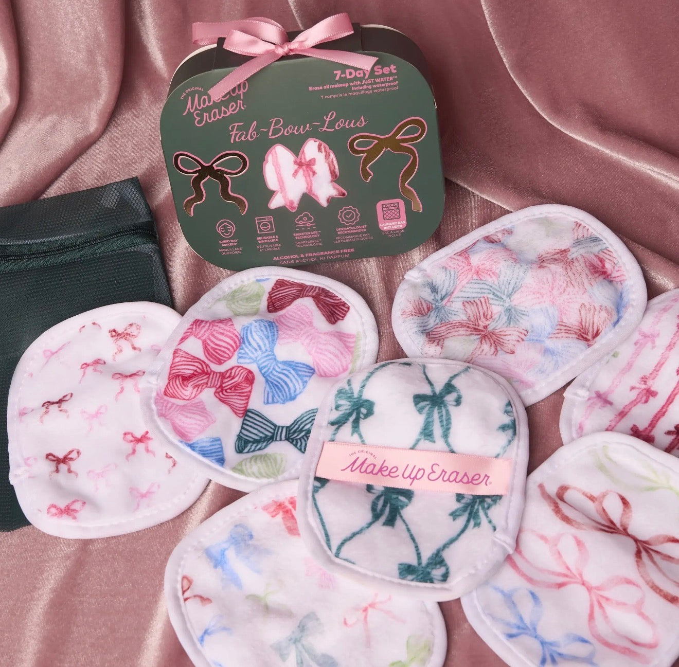 Fab-Bow-Lous 7 Day Makeup Eraser Set