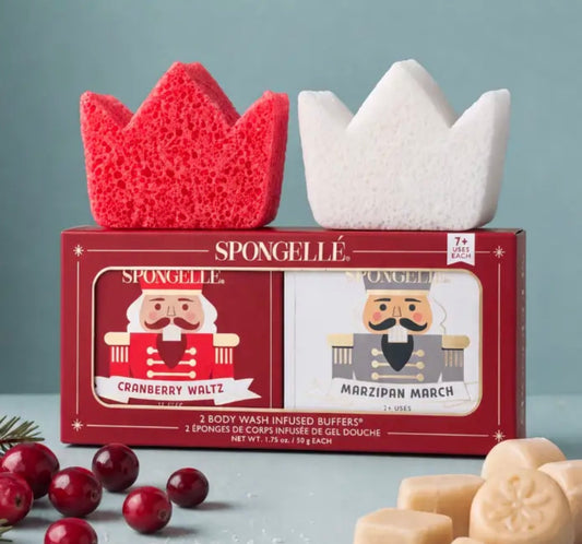 Nutcracker Holiday Body Buffer Gift Set