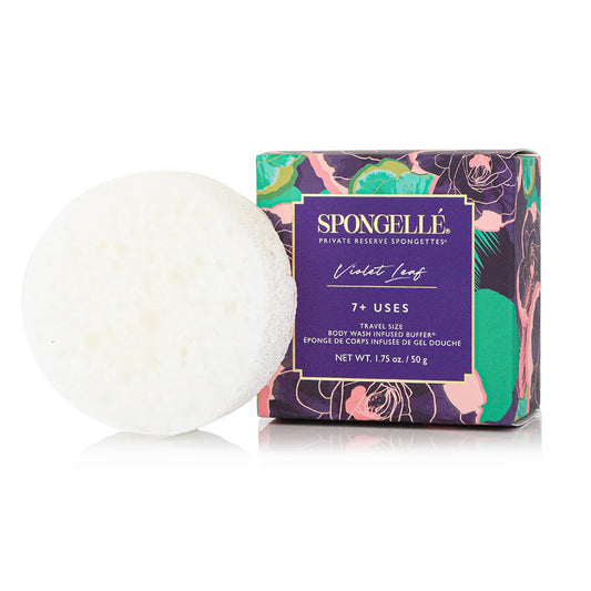 Soap Infused Sponge - Violet Leaf