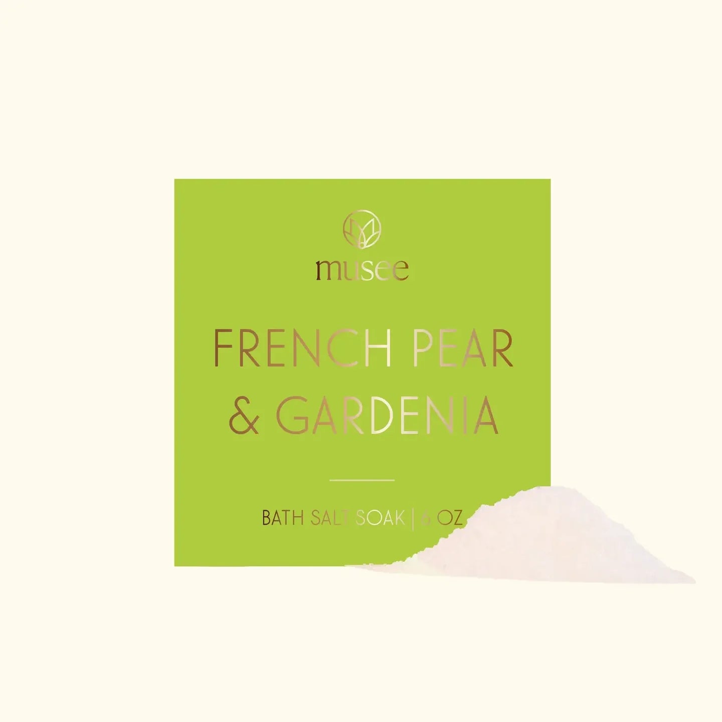 French Pear & Gardenia Bath Salt Soak