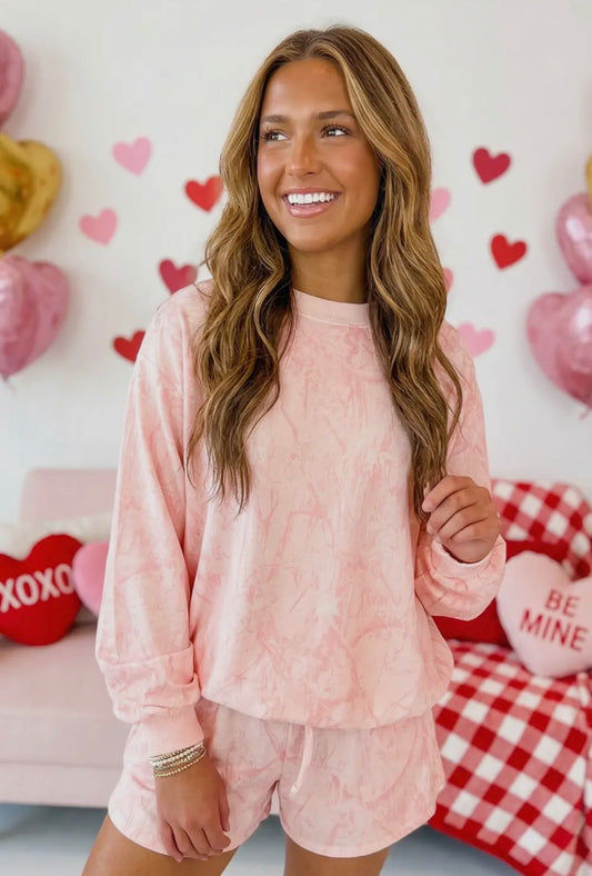 Pink Camo Lounge Set