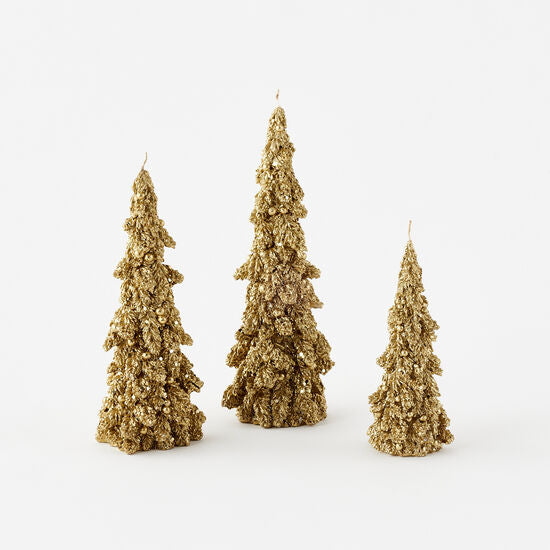 Gold Candle Tree Set