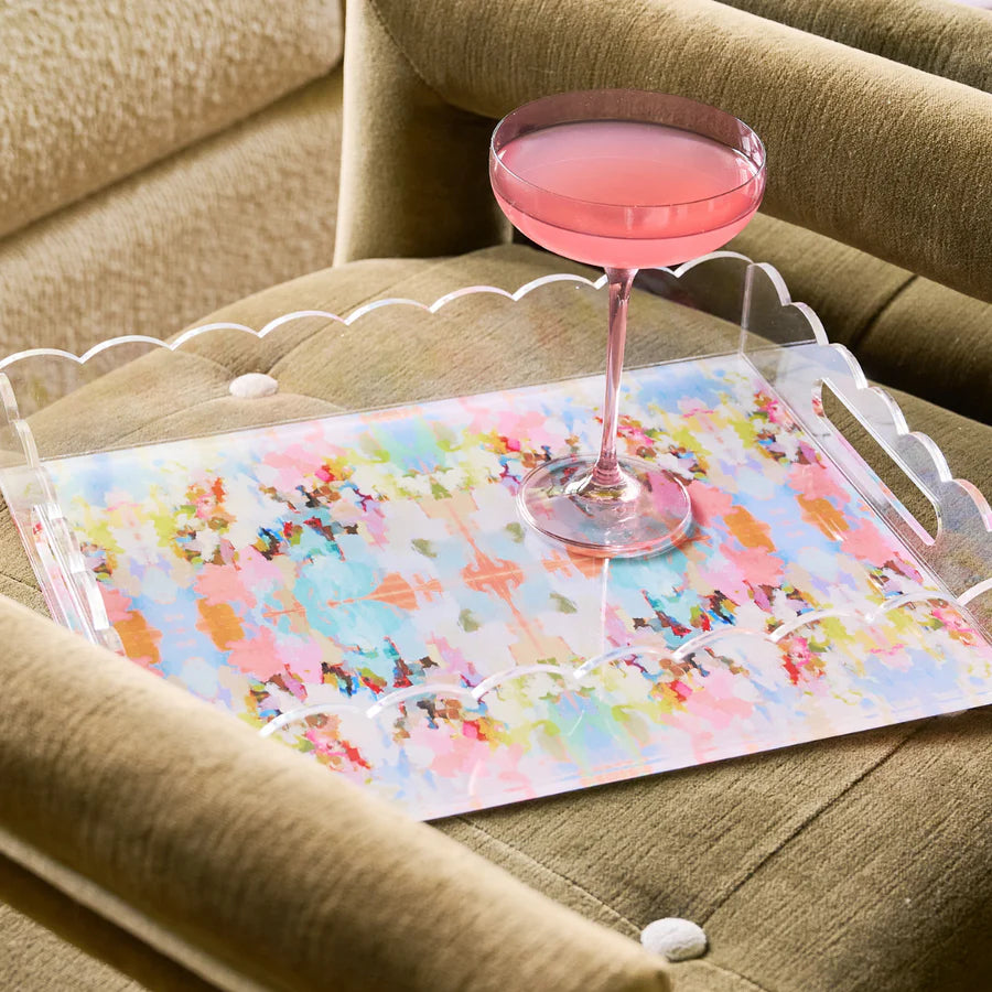 Brooks Avenue Scalloped Tray