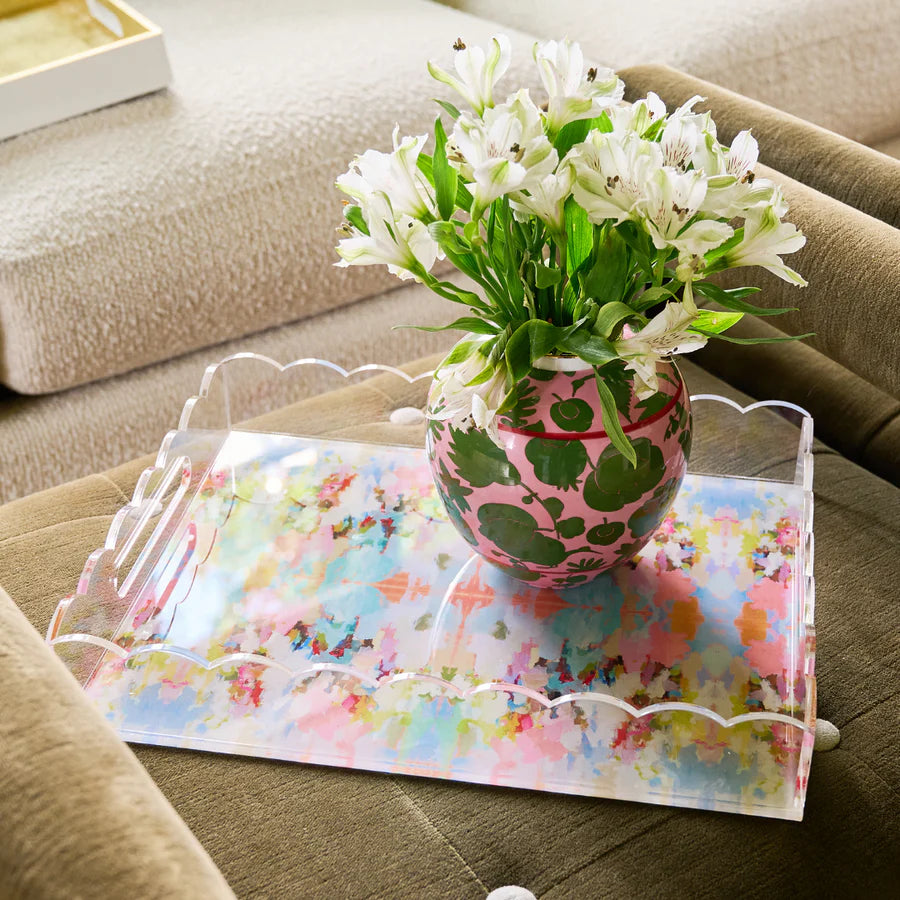 Brooks Avenue Scalloped Tray