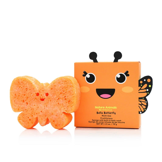 FIRE SALE - Butterfly Soap Infused Kids Sponge