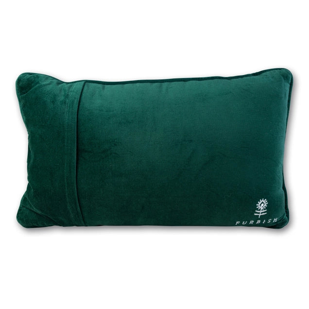 Caviar & Cash Needlepoint Pillow