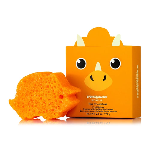 FIRE SALE - Triceratops Soap Infused Kids Sponge