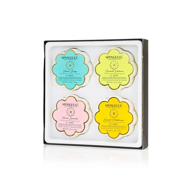 Soap Infused Sponge Yellow Gift Set